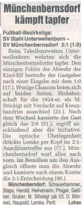 30.10.2004 Unterwellenborn vs. SV 1924 Mbdf